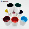 Hot Selling Directly Factory Sunmeta High Quality Sublimation Coated Blank Inner Inside Color Mug 11OZ